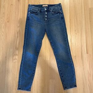 7 For All Mankind Dark Blue Skinny Jeans